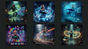 create cinematic ai art posters with futuristic neon effects
