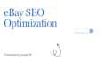 optimize your ebay listing title and item specifics for SEO