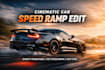 car editing speed ramp video