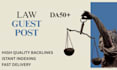 do guest post on da50 law blog