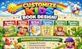 design customize kids book design tracing book reading books