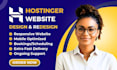 hostinger website design hostinger website redesign hostinger website design