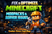 fix and optimize minecraft modpacks, crashes, errors, convert forge to fabric