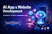 do ai mobile development, ai website, ai chatbot, ai agent, app development