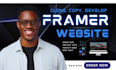 design redesign clone copy framer website framer expert