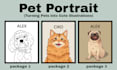 draw a cute pet illustration within 24 hours