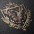 design heraldic, modern luxury logo with hand drawing