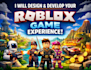 design develop a professional roblox game using roblox studio