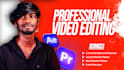 do professional video editing