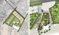 render architectural site plan, master plan, landscape plan