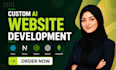 ai website and ai software development as full stack engineer