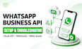 set up whatsapp business API and troubleshoot meta issues