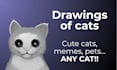 draw cute cats, memes, pets any cat