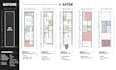 design tropical 2d floor plan for townhouse
