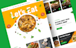 design clean modern website ui landing page ui