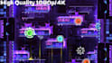 make a high quality showcase of a geometry dash level