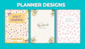 design printable planners and journals