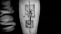 custom an abstract black tattoo design