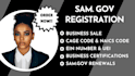 register you on sam gov registration, uei, do cage code, samgov, naics, psc code
