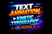 professionally animate your text using after effects