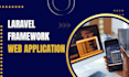 develop a custom laravel web application