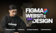 design custom website ui ux in figma, developer ready figma website ui ux file