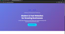 design a clean static website using HTML and CSS