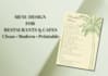 design restaurant menu, food menu price list, bar cafe menu