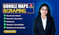 do google map scraping  for business lead