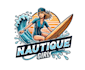 do high quality surfing logo