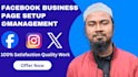 creat and setup a professional facebook page