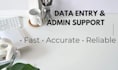 do accurate data entry, and admin support