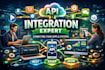 do API integration, API development and API fixing