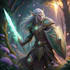 create a fantasy game character art