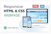 build HTML CSS webpage