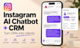set up an automated instagram ai chatbot
