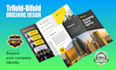 design trifold brochure, company profile, pdf lead magnet, presentation