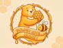 create cbd infused honey company logo
