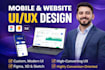 design conversion optimized mobile app UI UX to your business