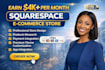 do squarespace website design, squarespace online ecommerce store, payment setup