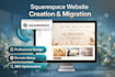 create a professional squarespace website or ecommerce store