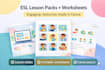 create esl teaching materials worksheets and slides in canva