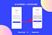 convert UI UX designs to flutter code