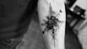 custom an abstract black tattoo design