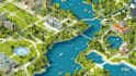 design a unique vector map, realistic or fantasy