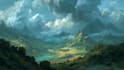 digitally paint fantasy landscape