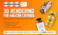 design 3d amazon listing images and 3d product rendering for amazon