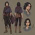 character and oc design, concept, dnd art