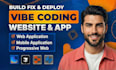 fix vibe code errors for lovable and do vibe coding