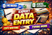 do data entry, documentation specialist, ms word, excel,
